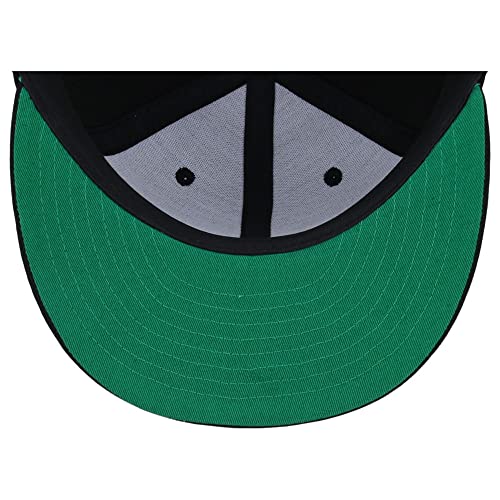 Image of Lids Blank Premium Full Court w /Colored Under Visor Fitted Cap