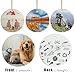 Sublimation Ceramic Ornaments - Bulk White Round Porcelain Ornament Blanks for Heat Press Printing - Personalized Xmas Tree Keepsake Crafts Gift
