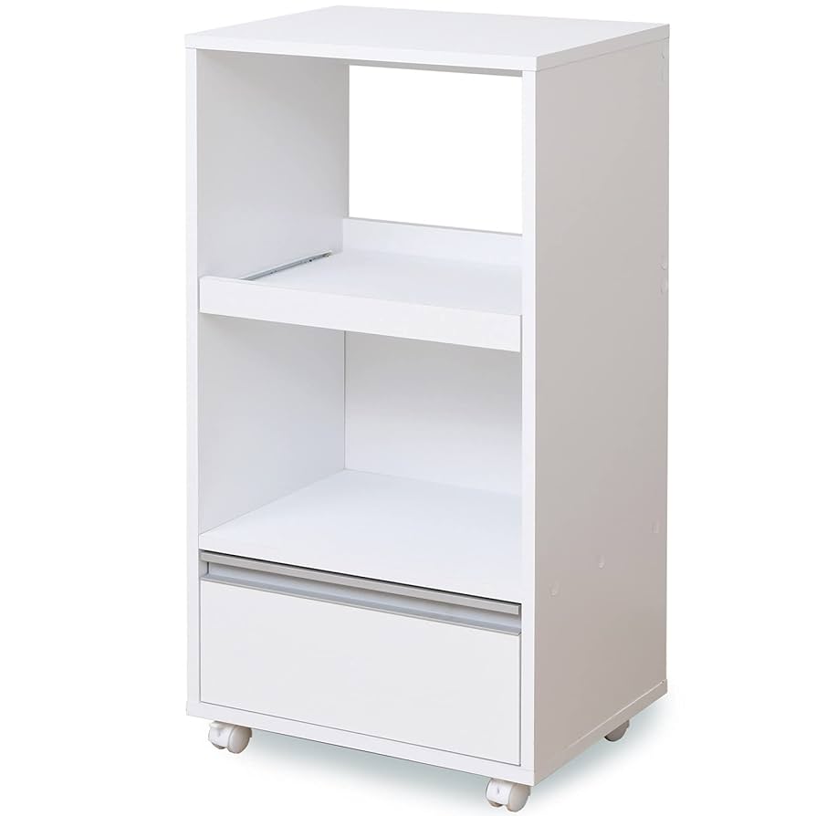 moco キャスター付きレンジ台 ホワイト moco キャスター付きレンジ台 ホワイト 【公式通販】