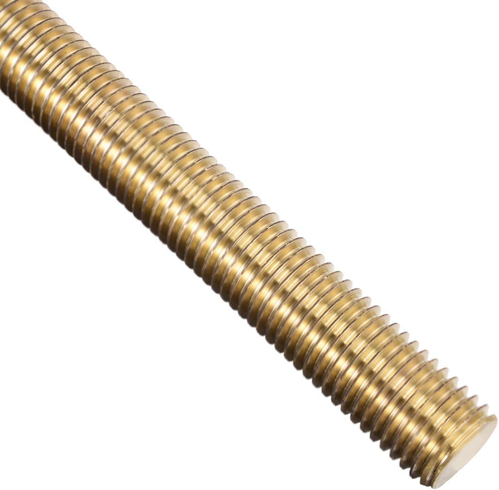 M20 Brass Fully Threaded Rod, 250mm, Right Hand Thread, Corrosion Resistant