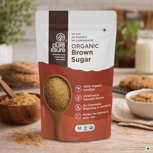 Image of Pure & Sure Organic Brown Sugar | Natural, Healthy & Wholesome | Powdered for Baking, Tea, & Coffee 500GM
