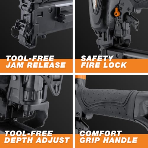Freeman PWC50 Pneumatic 16 Gauge 1" Wide Crown Stapler for Senco P Type Staples