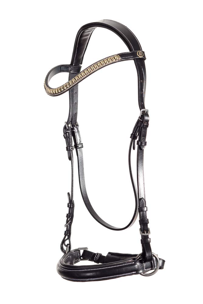 Crownclub Golden Girl gebissloser Zaum Sidepull