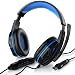 Produktbild CSL - PC Headset inkl. Mikrofon - Gaming Kopfhörer inkl. Kabelfernbedienung - Kabelfernbedienung Media Control Mikrofon - für Gaming, Musik, Chat, Internet Telefonie