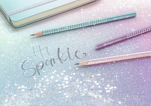 Lápices de grafito Faber-Castell Sparkle Triangular B pack 3 miniatura 3
