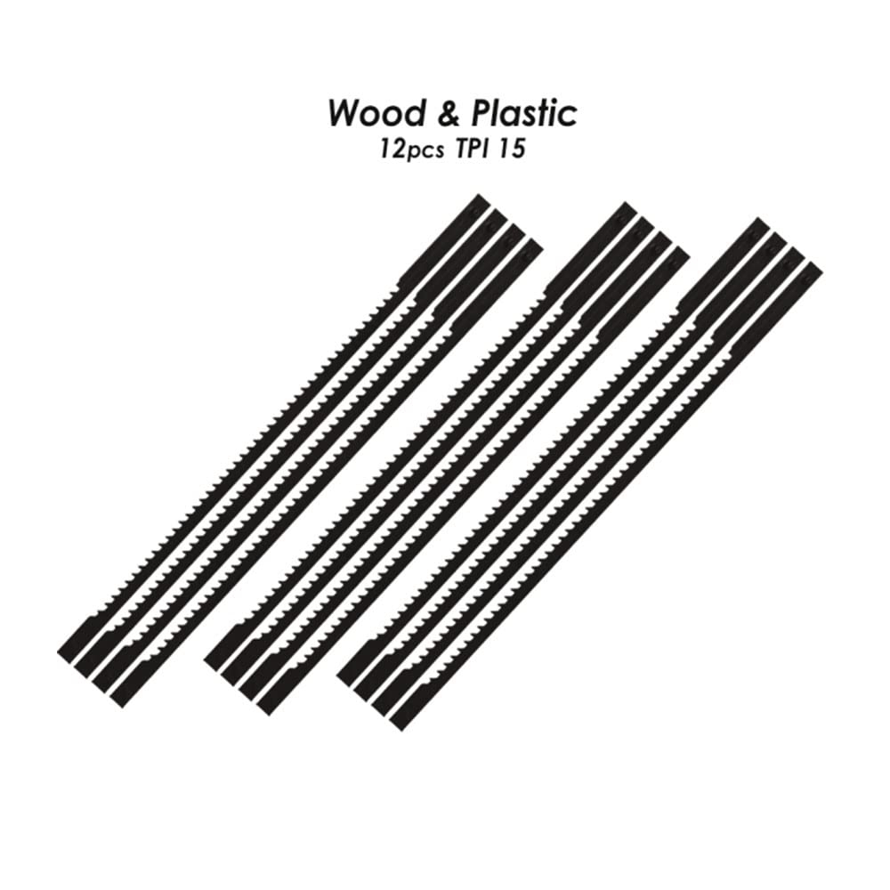 XLJP 48 unids/pack 105 mm 4 pulgadas hoja de Sierra de calar Pin extremo for Dremel Moto-Saw MS20 MS20-01 MS51-01 MS52-01 MS53-01 15/18/24 TPI