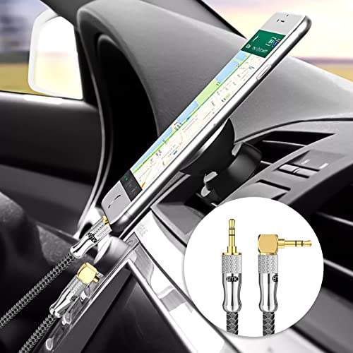 EMK Cord Aux ad Angolo Retto, Cavo Audio 90 Gradi