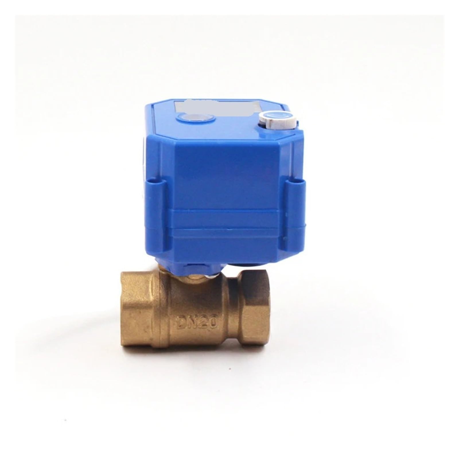 VSPPJYFG 3/4" Electric Ball Valve Brass 2-Way 2/3-wire Electric Actuator with Manual Switch AC220V DC24V DC12V ADC9-24V(Adc9-24v-cr03)