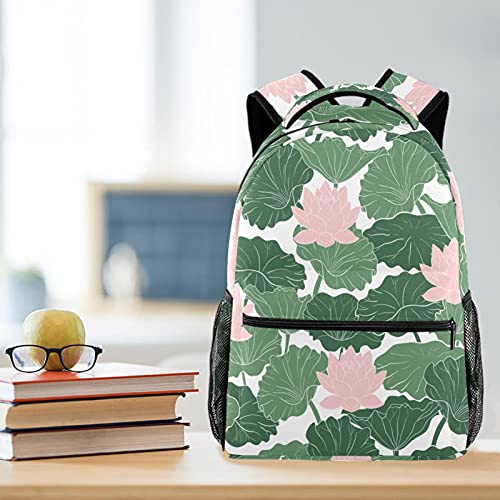 Sac à dos à pois vert et multicolore au design urbain unique