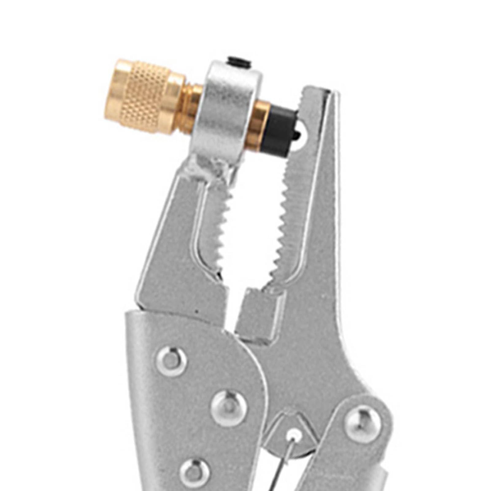 Culnflun Air Conditioner Refrigerant Recovery Refrigeration Tube Locking Plier Easy Efficient Work for Hvac Technicians