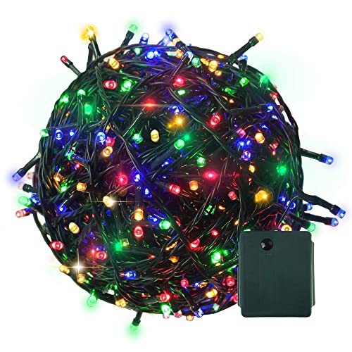 Ekdant Multicolor Plastic LED Lights 10 mtr Serial Bulbs Ladi with 8 Modes Controller Decoration Lighting for Indoor, Outdoor, DIY, Diwali Christmas Eid and Other Festive Season