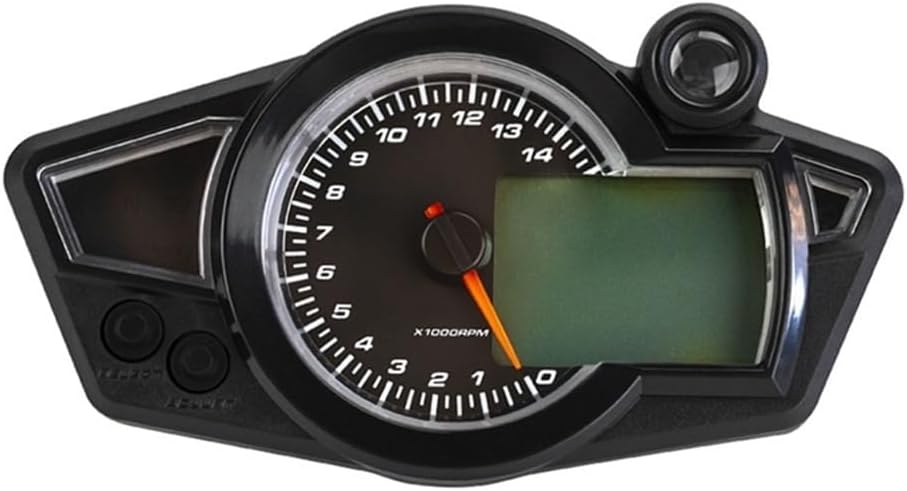 Motorcycle Odometer Gauge Universal Motorcycle Digital Meter Assembly Tachometer Odometer Motorcycle Meter Multi-Functional Gauges Instrument