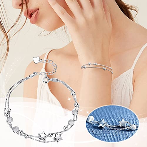 925 Sterling Silver Bracelet for Women 2025 Design Leaf Open Bangle Bracelets Jewelry Birthday Valentines Day Gifts for her3