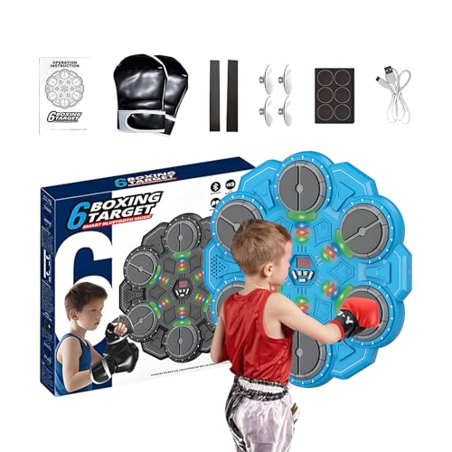 Machine de boxe musique sans fil et rechargeable pour l'entraînement connecté à la maison - 6