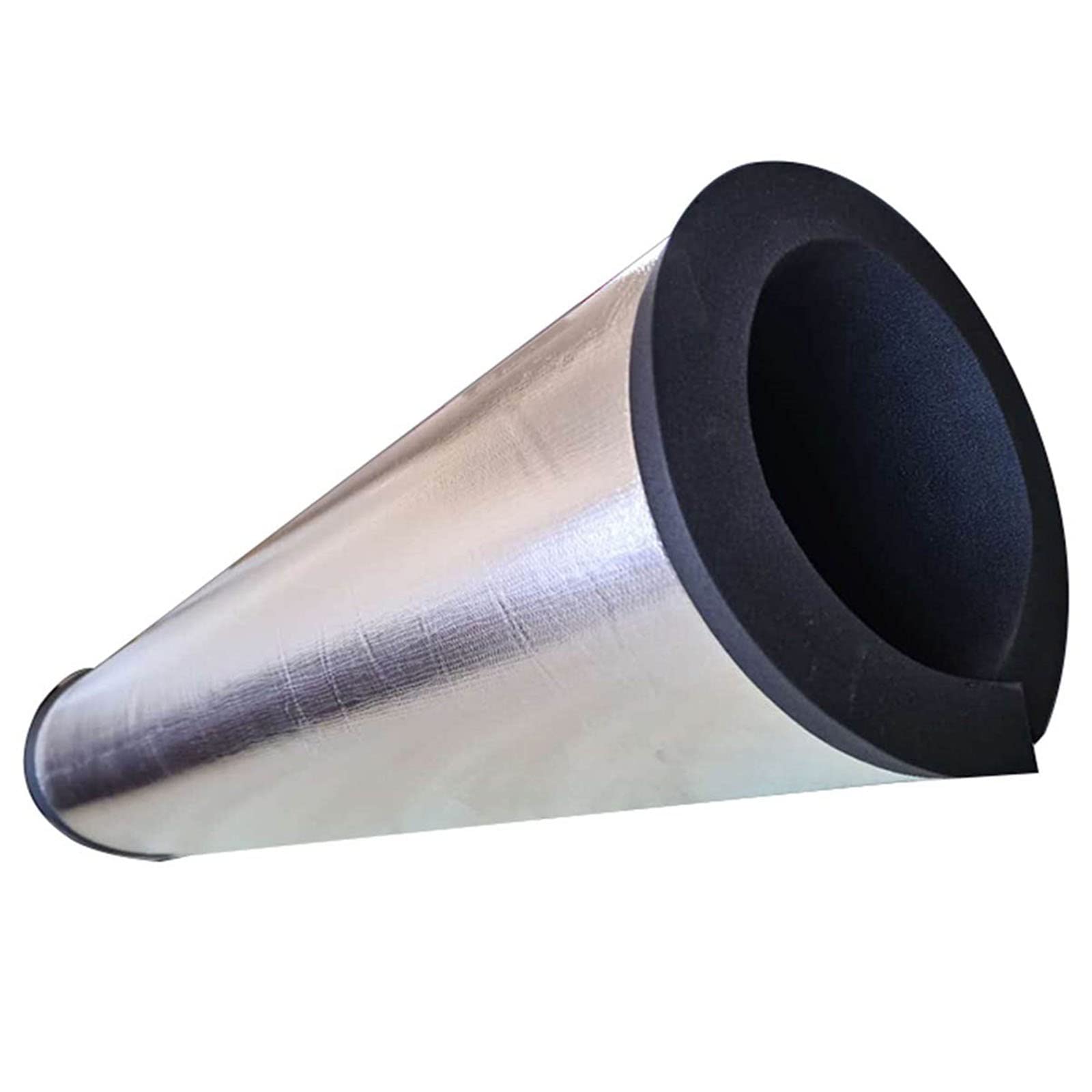 Selbstklebende Rohrisolierung, ID 120 Mm ~ 325 Mm Frostschutzisolierrohr Aus Aluminiumfolie, Rohrdämmung Hitzebeständig, Für Kalt- Und Warmwasserleitungen (Color : ID325mm, Size : 30mm)