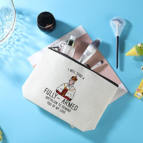 Fun Cosmetic Bag and 5 Stickers Hamil-ton Musical Gifts Musical Gifts for Music Lovers Hamil-ton Gifts Musical Gifts for Ladies She I'll Send Armed Armies to Remind You of My Love4