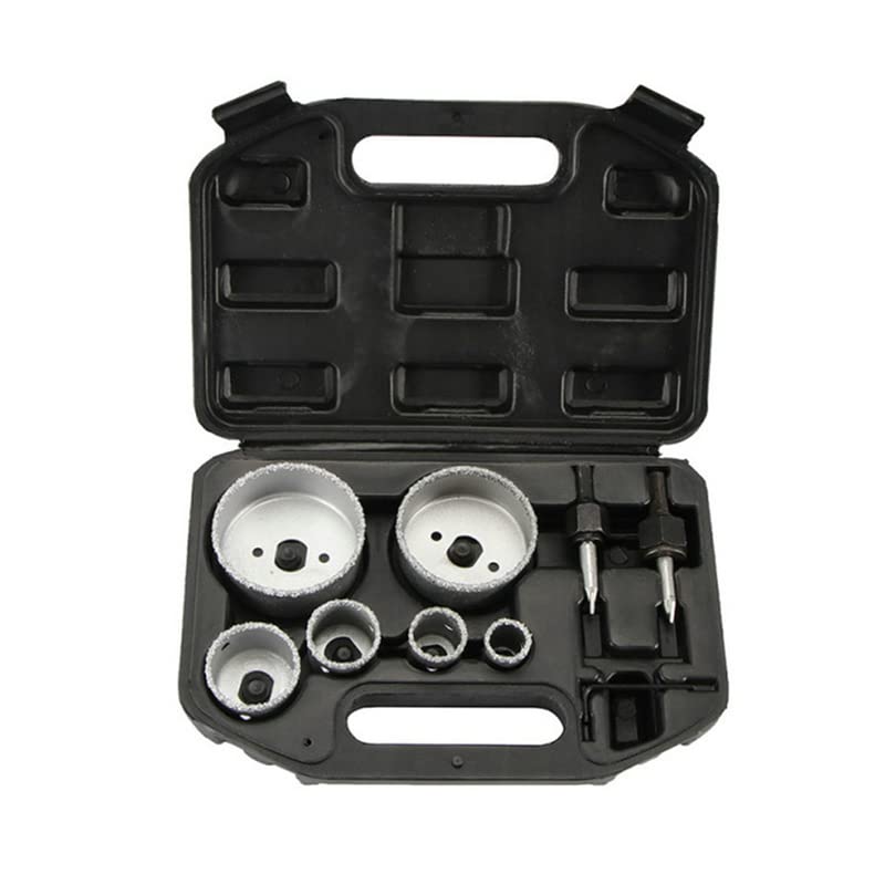 Set de brocas diamantadas para cerámica y vidrio 9 pcs miniatura 1