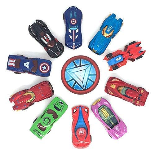 Image of Exclusive Collection of Play Set 10 pcs Toy Vehichals Play Set Metal Die Cast Mini Racers Cars for Kids