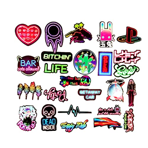 MYLIES Confezione di Adesivi Neon Light 100 Fogli