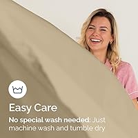 Vista 307 de King Fitted Bed Sheet - Bottom Single Fitted Sheet Only - Ultra-Soft Hotel Luxury Bedding w/ 8-16 Inch Deep Pockets - Breathable, Cooling & Wrinkle