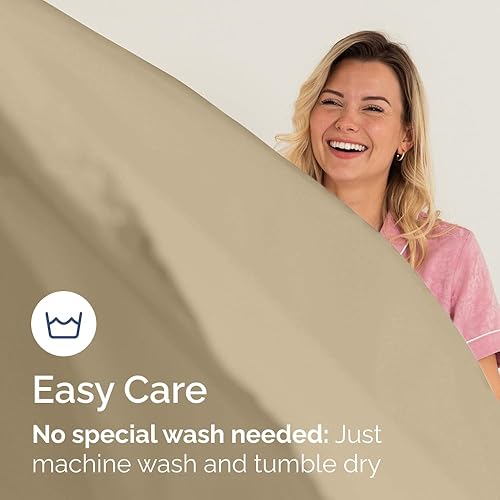 Miniatura 7 de CGK Unlimited - Sábana bajera ajustable, se adapta a colchones de hasta 16 pulgadas, extrasuave, sin arrugas, transpirable, para mujeres, hombres,