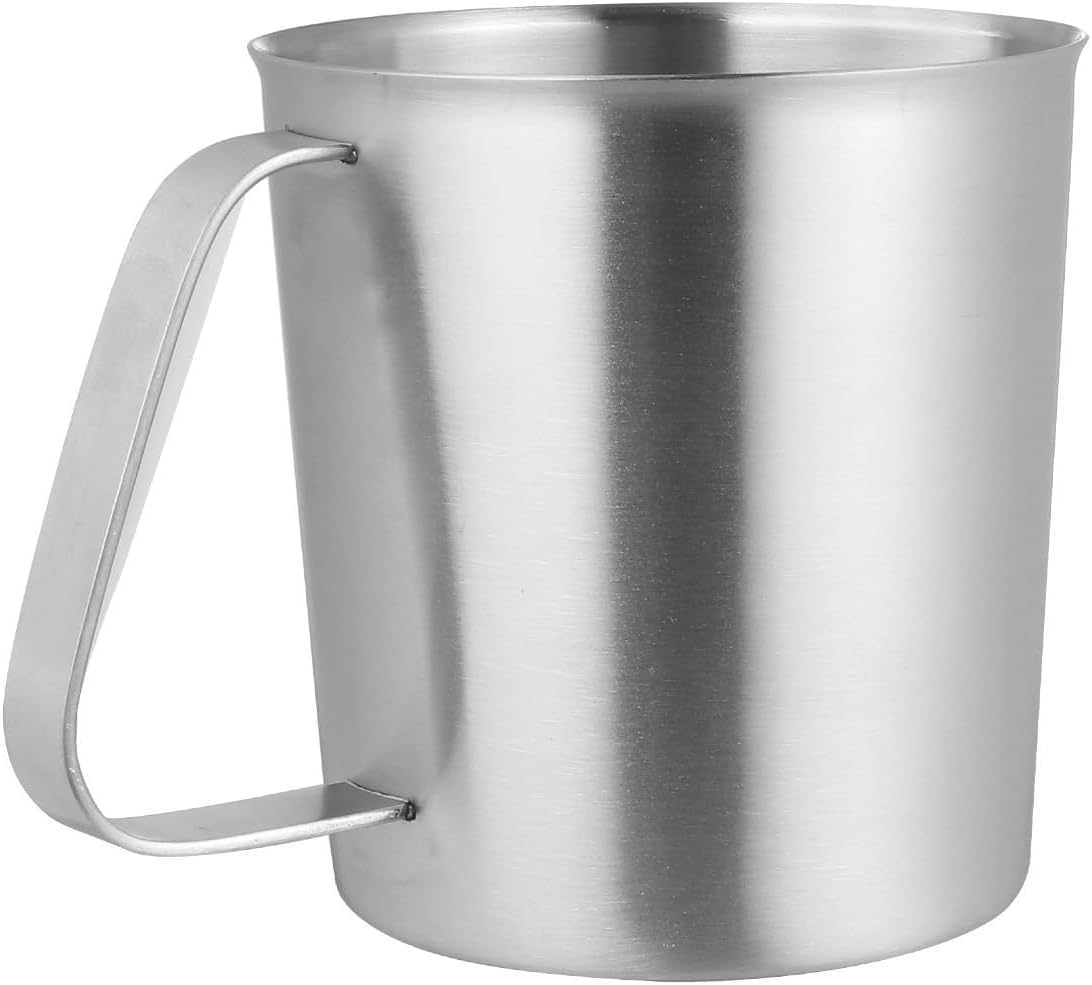 Sosoport Stainless Steel Liquid Measuring Cup 700ml with Scale Markings Baking Tools Kitchen Utensil for Home Use Sturdy 304 Stainless Steel Measuring Cup