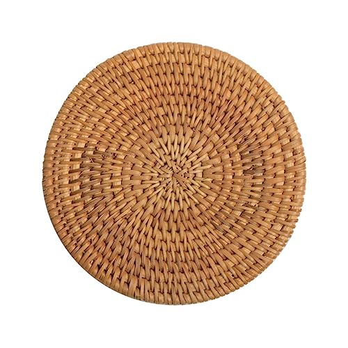 Cabilock Porte-gobelet Tapis De Tasse Support De Tasse à Café Coaster Dessous De Verre pour Boissons sous-Verre De Protection De Table Tampon Rond en Bois Viêt Nam Service à Thé