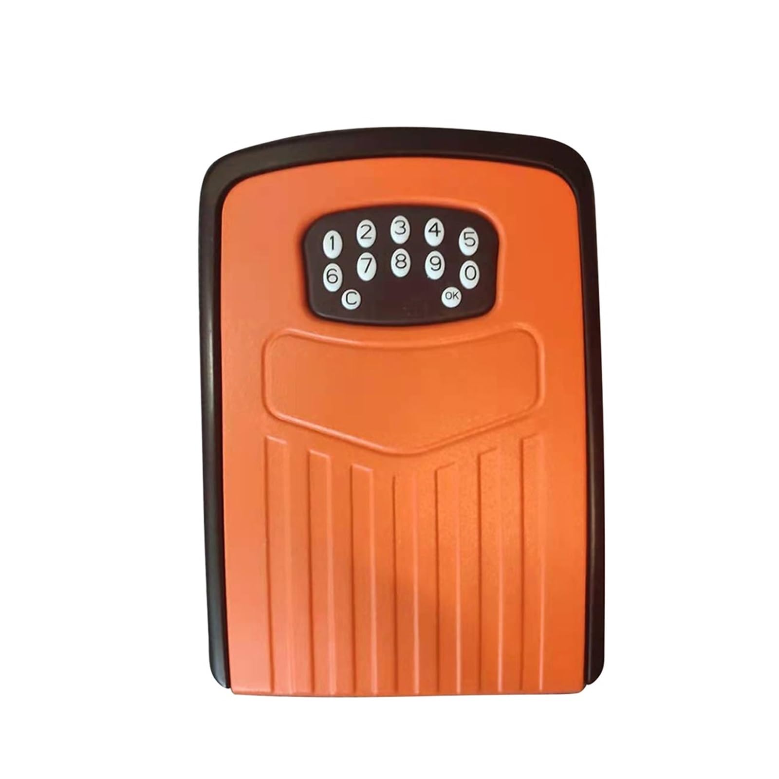 CVFRDD Security Safe Box Key Safe Box Outdoor,Waterproof Smart Storage Secret with Code Tuya APP Unlocking Wall Mounted Anti Theft Organizer(Oranje)