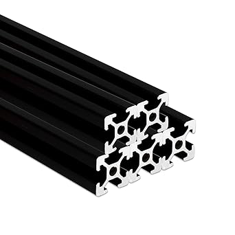 5PCS Aluminum Extrusion 2020 T Slot with Anodized for 3D Printer, CNC, Furniture DIY (50inch / 1270mm)