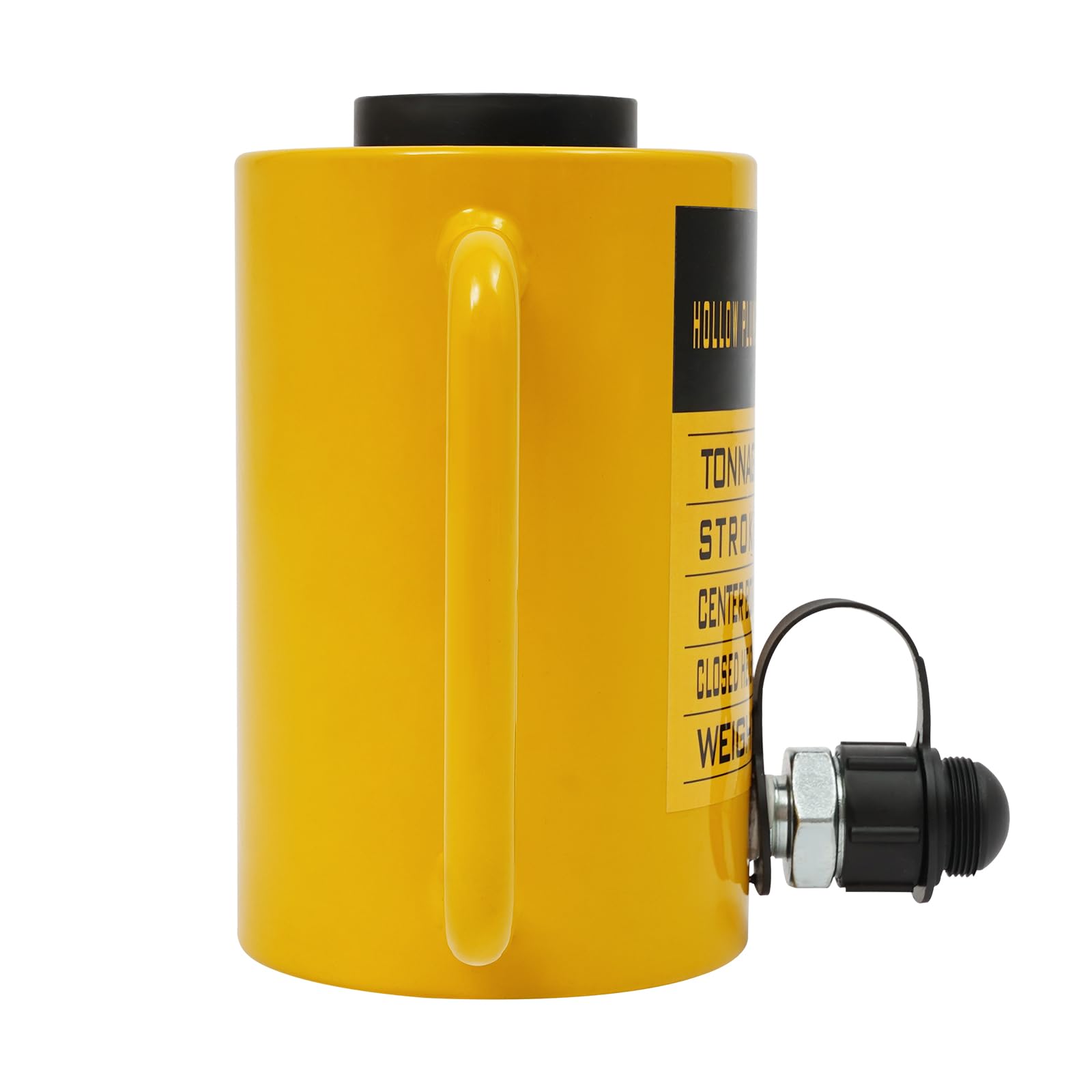 Cilindro idraulico da 20 T con cilindrata da 60 mm, cilindro a pistone cavo portatile, cavo singolo acting idraulico, martinetto per timbri e pompa manuale dell'olio idraulico Ram Cylinder per edifici