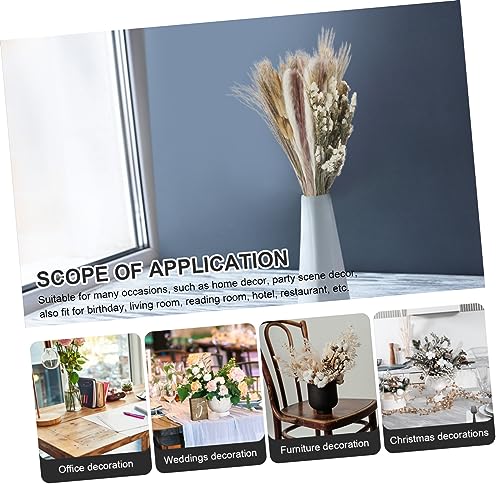 BESTOYARD 360 Peças De Flores Secas De Plástico Com Grama De Junco Para Casamento Adereço De Grama D