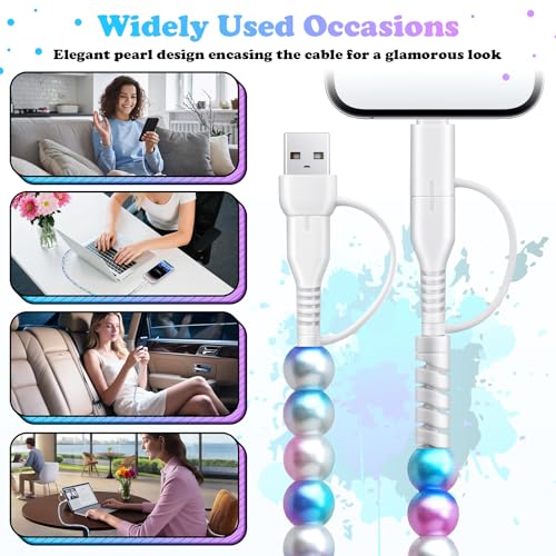 Cable de carga 4 en 1 para iPhone que soluciona los enredos de cables en casa 2