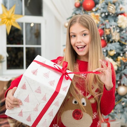 Image of Foil Christmas Tree Sticker - 1000 Pcs Easy Peel Metallic Tree Waterproof Vinyl Reusable Laptop Sticker Coloring Book Scrapbook Water Bottle Page Activity Pad Christmas Party Favor Skateboard