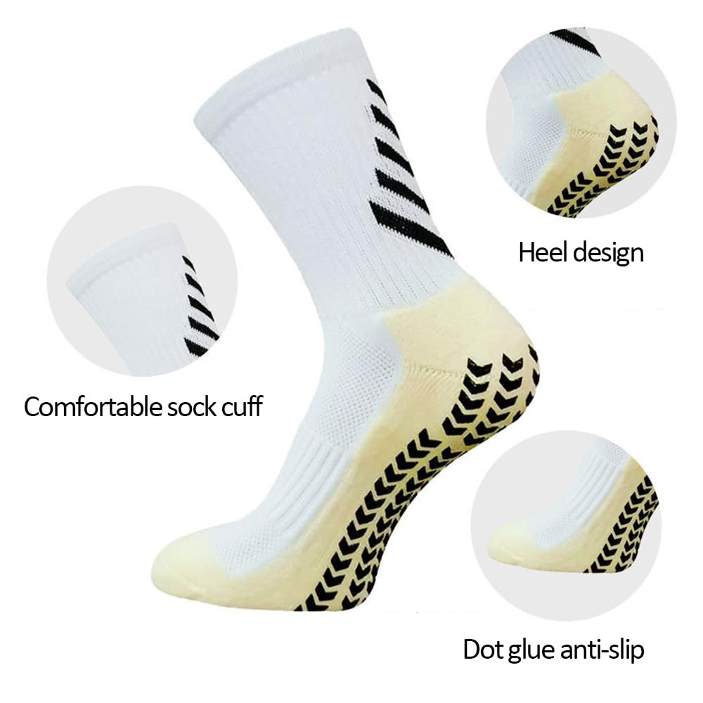 Meias de futebol antiderrapantes esportivas masculinas para treinamento de ioga hospitalar 1 par antiderrapante, Branco, One Size em promoção! Veja a oferta e mais achadinhos de Moda íntima 4 Hoje é o melhor dia para comprar Meias de futebol antiderrapantes esportivas masculinas para treinamento de ioga hospitalar 1 par antiderrapante, Branco, One Size com aquele preço maroto! Promoção! Aproveite a oferta! 4