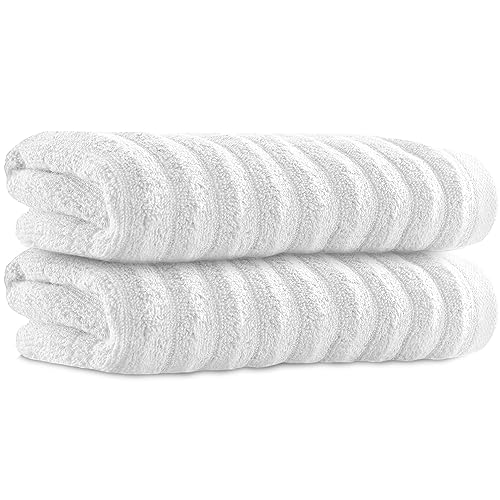 Towelogy Bamboo Hand Towels 2-Pack 50x80 cm Premium Quality Soft and Absorbent Towels for Hotel Spa Bathroom