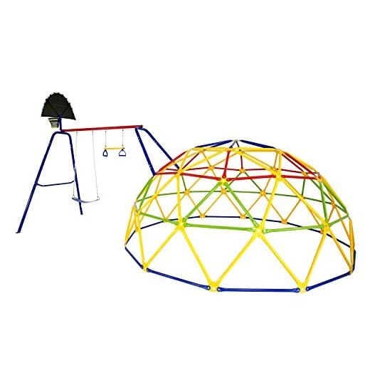 ActivPlay Geo Dome Climber with Swing Set
