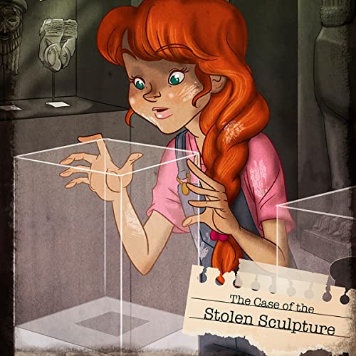 The Case of the Stolen Sculpture by Steve Brezenoff, Lisa K. Weber episode artwork