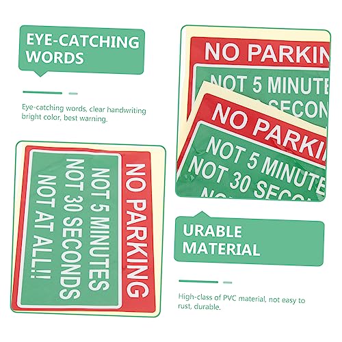 Calcomanías de No Estacionar Cabilock de Alta Visibilidad Adhesiva 8