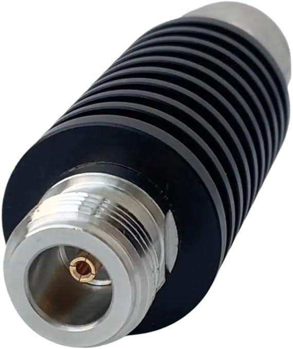 EGIJFCM(小さな店) 1個 10W N型RFアッテネーター DC-6G/8GHZ 1-60db 同軸電源プラグ オス-ジャック