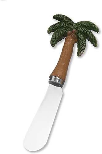 Miniatura 4 de Supreme Housewares Esparcidores de queso de palmera, asas de resina pintadas a mano con cuchillas de acero inoxidable para untar queso crema,