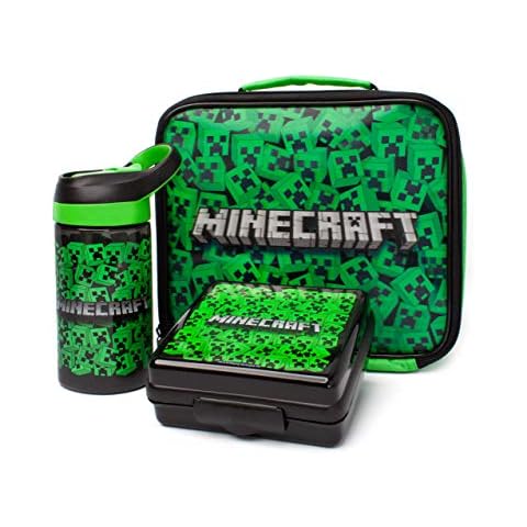 Minecraft-Lunchtasche Set Creeper Einheitsgröße Cover