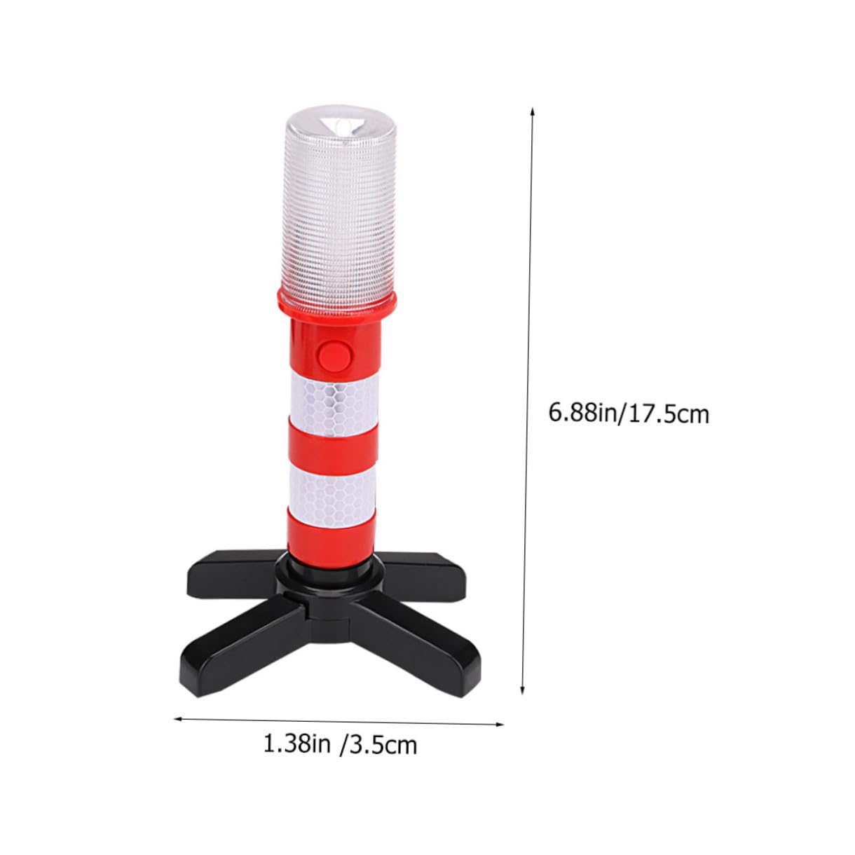 ULTECHNOVO Luz De Emergencia Led Balizas De Seguridad Luz De Advertencia Alerta Magnética Linterna Sos Grados Magnética Caminos Maltratados
