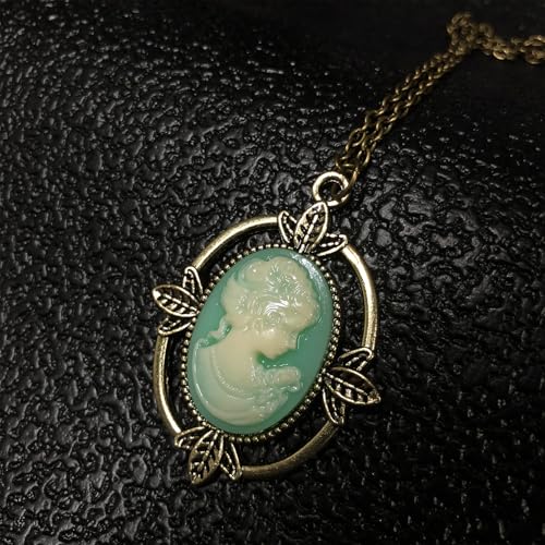 HJYZY Parure de bijoux en cuir avec pendentif en forme de verveine Elena Gilbert, bague de famille Damon avec autocollants de film 16 pièces, Métal, Pas de gemme – vue 6