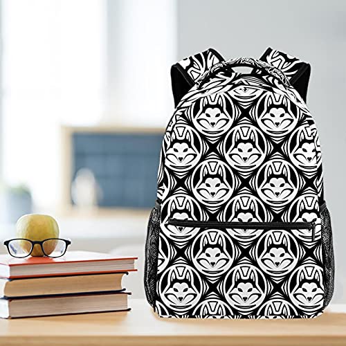 Mochila escolar de flores con compartimento loptop para hombre y mujer 6