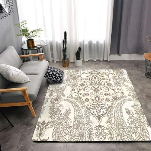 Tapis de salon doux 140x200 cm pour chambre à coucher