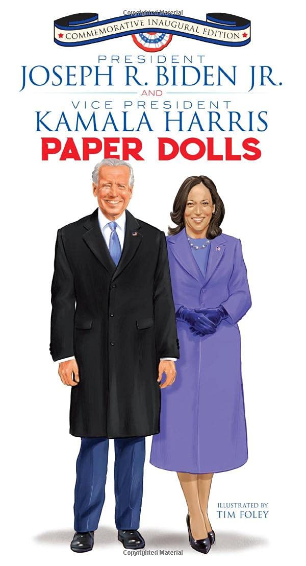 President Joseph R. Biden Jr. and Vice President Kamala Harris Paper Dolls: Commemorative Inaugural Edition