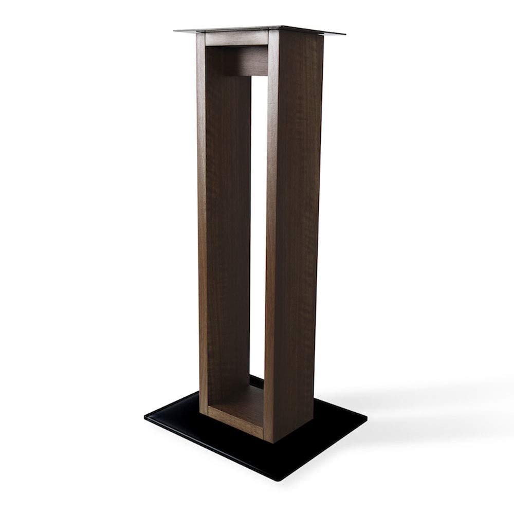 Norstone Alva Bois Marron - Paire de Pieds d'Enceintes