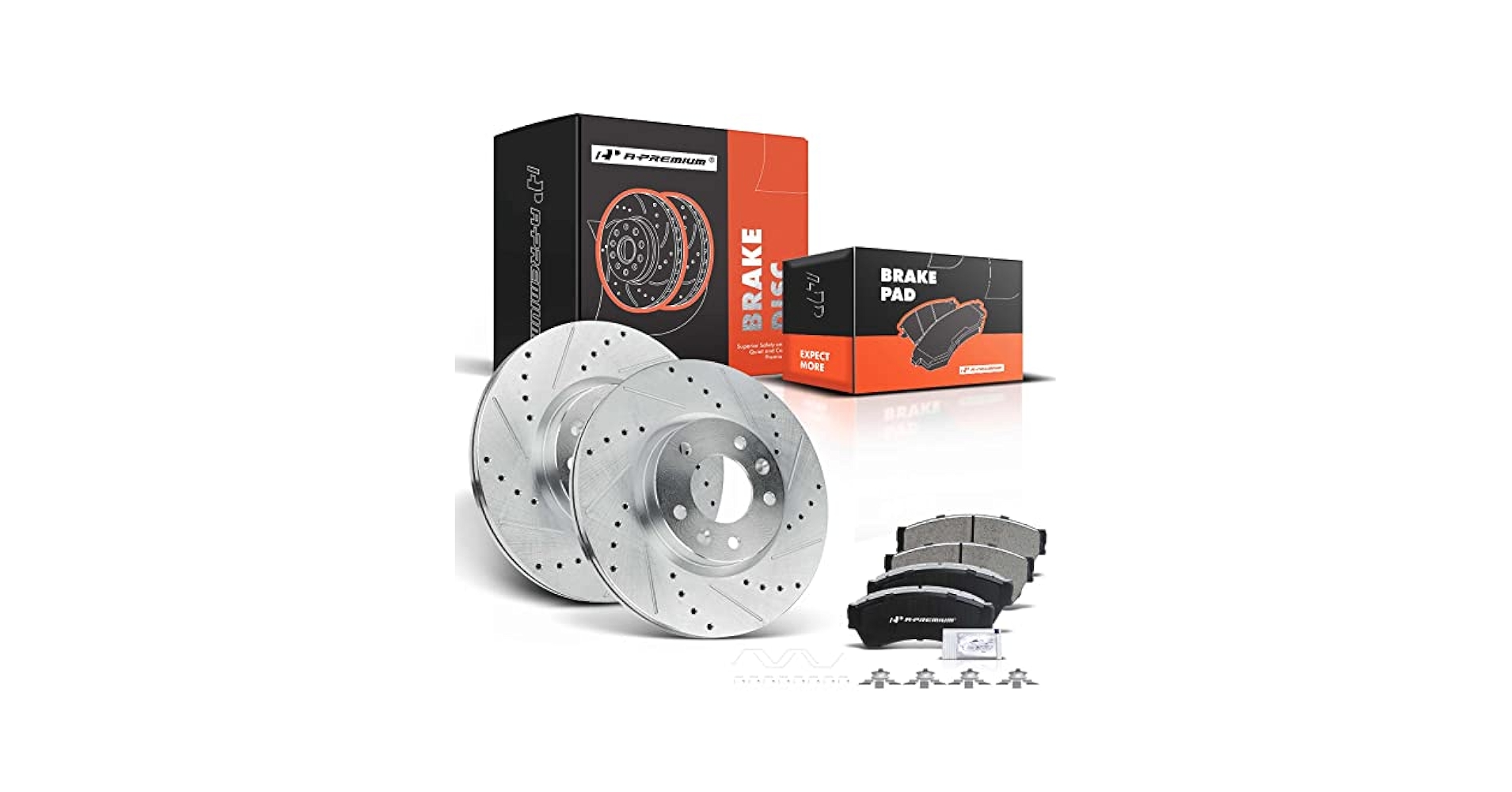 Amazon.com: A-Premium 11.77 inch(299 mm) Front Drilled and