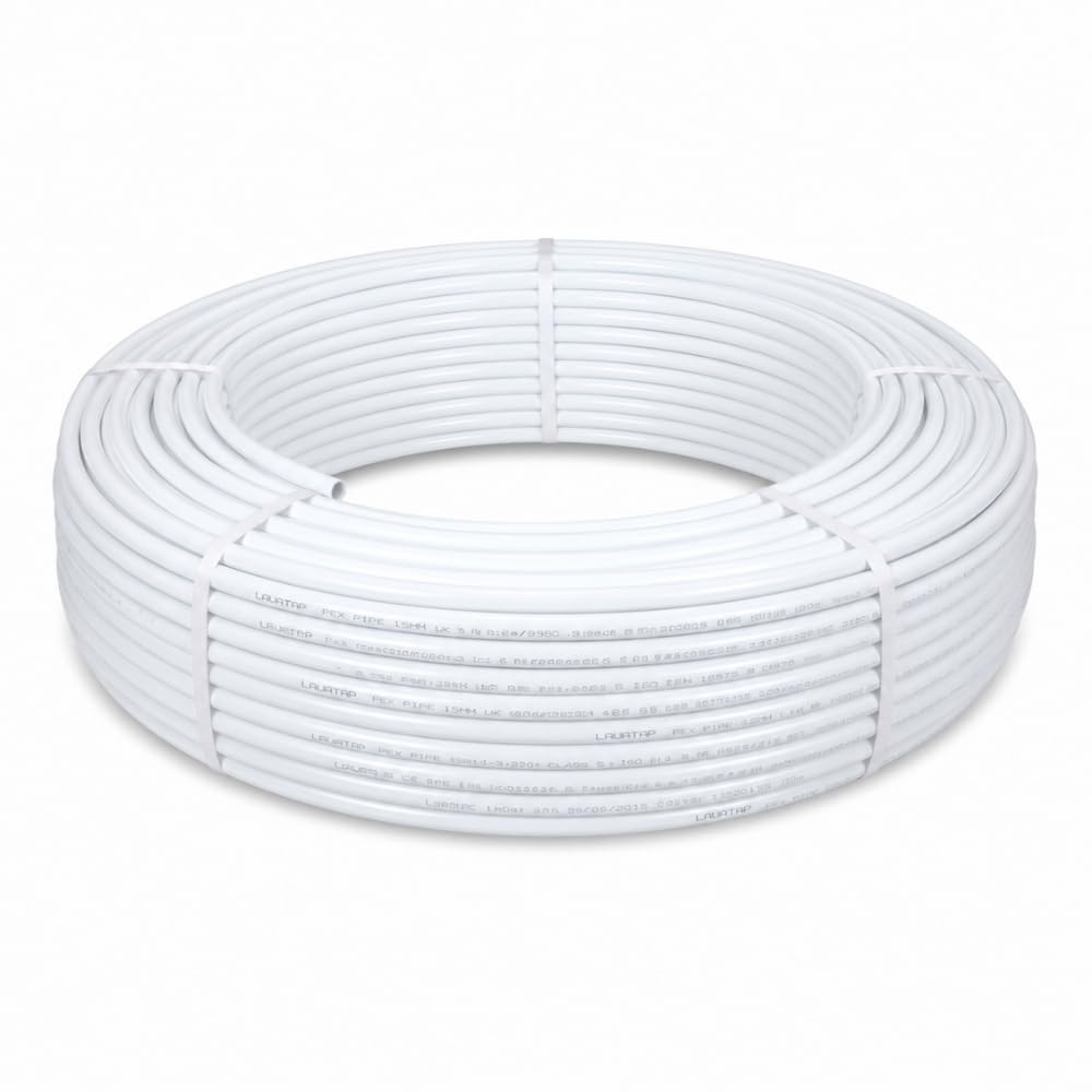 15 mm PEX plastikowa rura wciskana rolka hydrauliczna - 100 metrów zatwierdzona przez WRAS alternatywa dla rur miedzianych