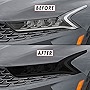 SlickMod PreCut Vinyl Smoke Tint for 2021-2022 Kia K5 Headlight (1. Headlight, 20 Percentage Dark Smoke)